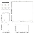 thumbnail image 3 of 4 Pieces Valentines Day Shower Curtain Set Bathroom Water Resistant Fabric with Hooks, 72"x72", 3 of 6