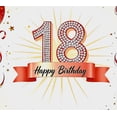 thumbnail image 4 of Sparkling Diamond Themed 18th Birthday Banner Backdrop Decorations Party Supplies for Birthday Party Photography Props Happy Birthday Celebration Decor Background, 4 of 7