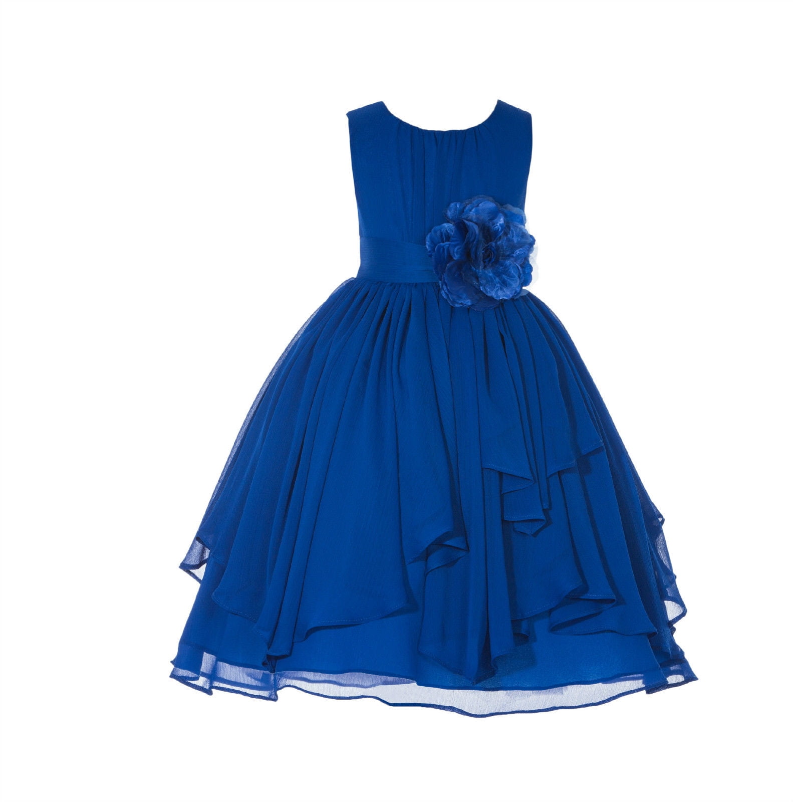 horizon blue flower girl dresses