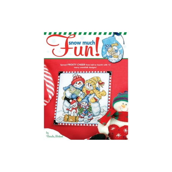 Leisure Arts SnowithMuch Fun Cross Stitch Book