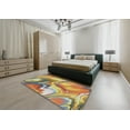 thumbnail image 5 of Ahgly Company Machine Washable Indoor Rectangle Transitional Sienna Brown Area Rugs, 4' x 6', 5 of 7