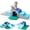 Blue, variant on 6pcs Soft Climbing Toys for Toddlers PU Leather Gym Climb and Crawl Play Set for Indoor Pink+Green