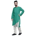 thumbnail image 4 of Atasi Kurta Ethnique à Manches Longues en Coton Uni, 4 of 5