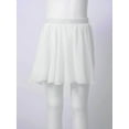 thumbnail image 5 of iEFiEL Little Girls Classic Chiffon Ballet Dance Skirt Basic Pull-On Wrap Mini Skirt, 5 of 7