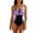 Purple, variant on Women's One Piece Swimsuit Bandeau Neck Color Block Lace-Up Cutout Removable Chest Pad Nylon Spandex for Summer Beach Pool Vacation Swimwear