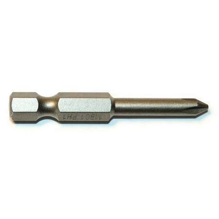 

1/4 x 2 #1 Phillips Power Bits (8 pcs.)
