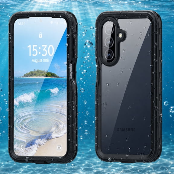 Mynvo IP68 Waterproof Case for Samsung Galaxy A27, Full Body Rugged Shockproof Dustproof Protective Cover with Built-In Screen Protector, Black