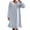 Blue, variant on Aboser Flannel Victorian Nightgowns for Women Babydoll Sleepdress Fuzzy Fleece Loungewear Warm Long Sleeve Princess Nightshirts Loose Fit Sleepwear