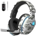 thumbnail image 1 of Artsic Audífonos Inalámbricos para Juegos para PS5, PS4, PC, Switch, Mac con Bluetooth 5.2, Audífonos para Juegos USB de 2.4GHz con Micrófono Desmontable con Cancelación de Ruido, Sonido Estéreo, Mod, 1 of 4