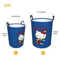 thumbnail image 5 of Large Laundry Basket with Handle, Hello Kitty Collapsible Laundry Hamper, Dirty Clothes Storage Basket for Living Room, Bathroom, Bedroom, College Dorm, 5 of 7