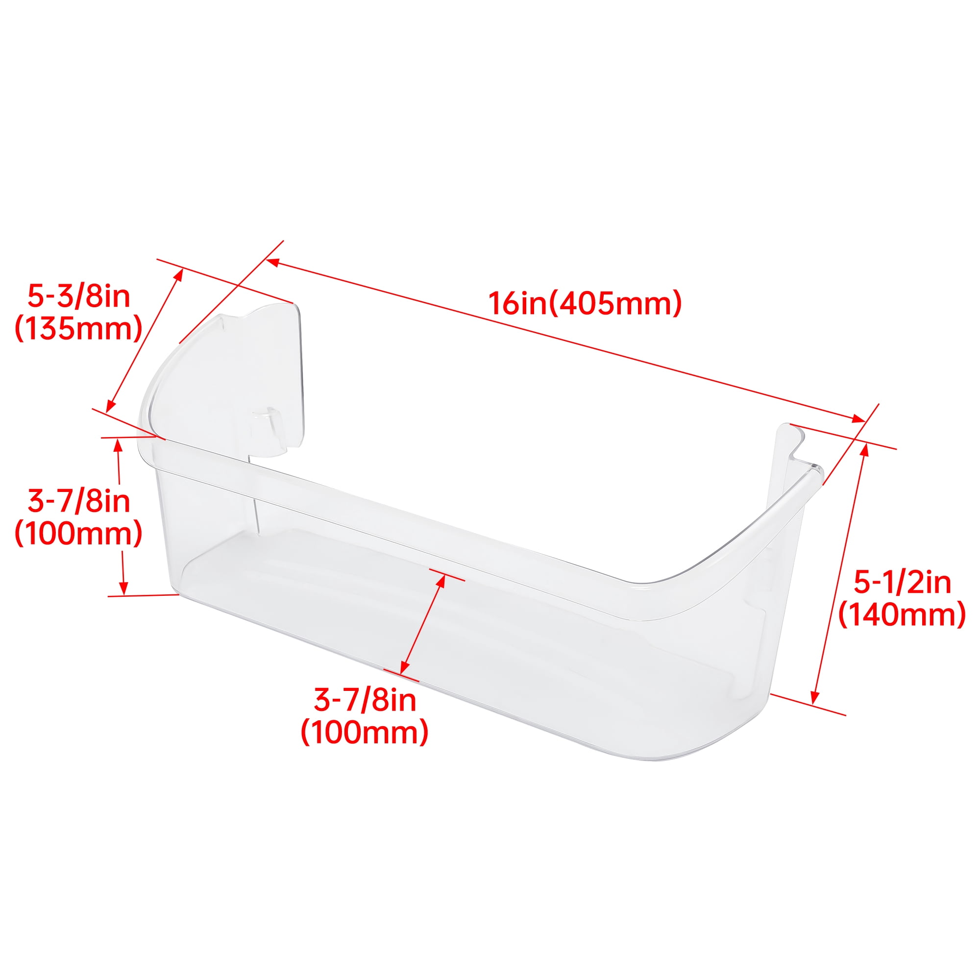 Kojem Door Bin Shelf Compatible with Frigidaire Refrigerator 242126602 FFSS2625TS0