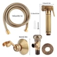 thumbnail image 2 of Kit de support de tuyau pour pulvérisateur de bidet portatif en laiton vintage, accessoires de salle de bain, 2 of 4