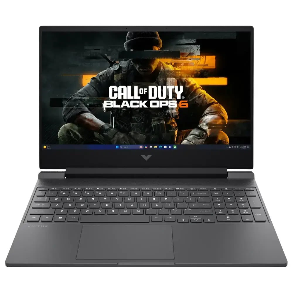 HP Victus Gaming Laptop, 15.6" FHD 144Hz, Ryzen 5 7535HS, AMD Radeon RX 6550M, 8GB DDR5 RAM, 512GB SSD, Backlit KB, Bluetooth, Wi-Fi6, HDMI, SD Card Reader, Windows 11 Home, with 5ave Accessories