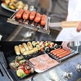 thumbnail image 4 of Roller BBQ Sausage Roller Rack Anti Scald Barbecue Sausage Roller 6 Roller, 4 of 14