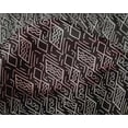 thumbnail image 4 of oneOone Silk Tabby Fabric Swirl & Geometric Block Print Sewing Fabric BTY 42 Inch Wide, 4 of 4