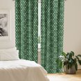 thumbnail image 3 of Ambesonne Chameleon 4-Panel Curtains, Green Monochrome Lizards, 56"x63", Mint Green and Emerald, 3 of 4