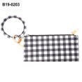 thumbnail image 2 of Women Leopard Faux Leather Key Chain Wristlet Cash Pocket Card Zip Wallet Clutch, 2 of 8