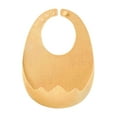thumbnail image 3 of Babero De Alimentación Para Bebé, Protección De Tela, Banda Para El Cuello, Unisex, Lavable, Naranja Claro Macarena  babero de manga larga, 3 of 8