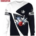 thumbnail image 4 of Personalized Bowling Shirt - Custom Bowling Gift for Women & Men (Hoodie, M), 4 of 8