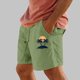thumbnail image 2 of Pantalones Cortos para Hombre de Cintura Elástica con Bolsillos Impresos Pantalones Cortos Rectos, Pantalones Deportivos Casuales con Cintura Elástica, 2 of 6