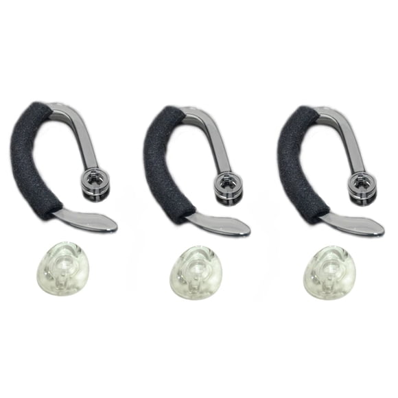 Kit de almohadillas para auricular inalámbrico WirelessFinest para Plantronics CS540 W740