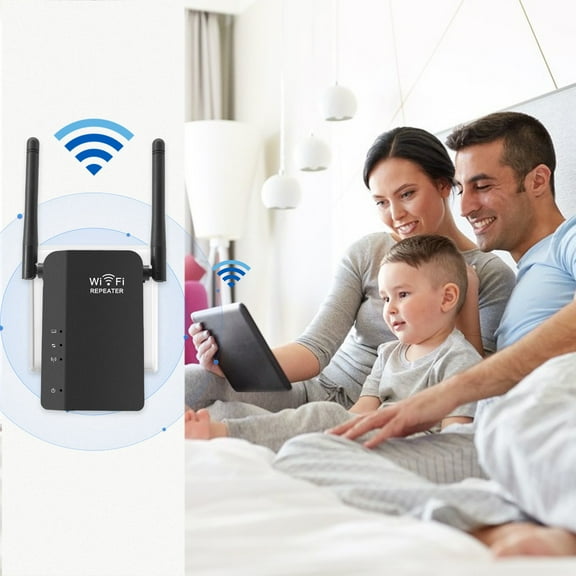 Wifi Range Extender, Long Range Coverage Wifi Repeater With 2 Antennas, 2022 Wifi Range Extender Signal Booster For Home, Support Wireless And Wired Connectivity,Compatible All Devices