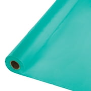 Teal Lagoon 40" x 100' Banquet Roll