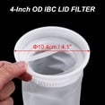thumbnail image 3 of Uxcell IBC Lid Filter 220mm Long Washable Nylon Fine Mesh Filter for Rainwater Tank, 3 Pack, 3 of 7