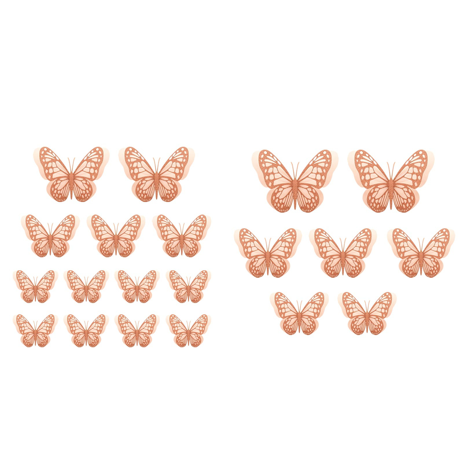 Wall Stickers 20PCS 3D Butterfly Stickers Butterfly Decor Removable