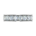thumbnail image 3 of 1 Carat Diamond Wedding Band Ring in 14K White Gold (Ring Size 6.25) (SI1-SI2 Clarity), 3 of 5
