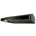 thumbnail image 1 of Crown 30” Ducted Under Mount Range Hood in Black Stainless Steel, 1 of 6