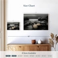 thumbnail image 4 of Elephant Stock Pop Rocky Beach Wall Art - Horizontal Canvas Wall Art - Living Room Wall Decor - Beach Canvas - Beige And Black Decor - 12" x 8", 4 of 8