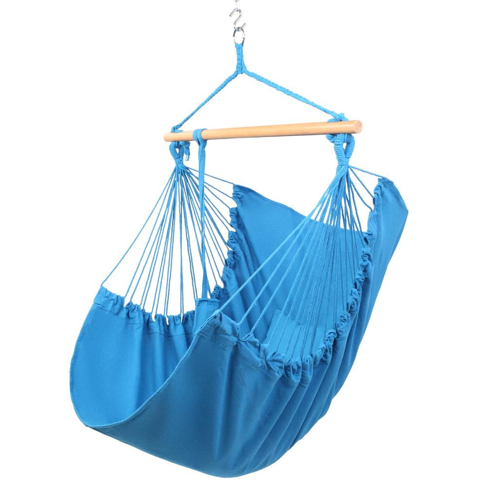 Zimtown Hanging Rope Hammock Chair Swing Seat for Any Indoor or Outdoor