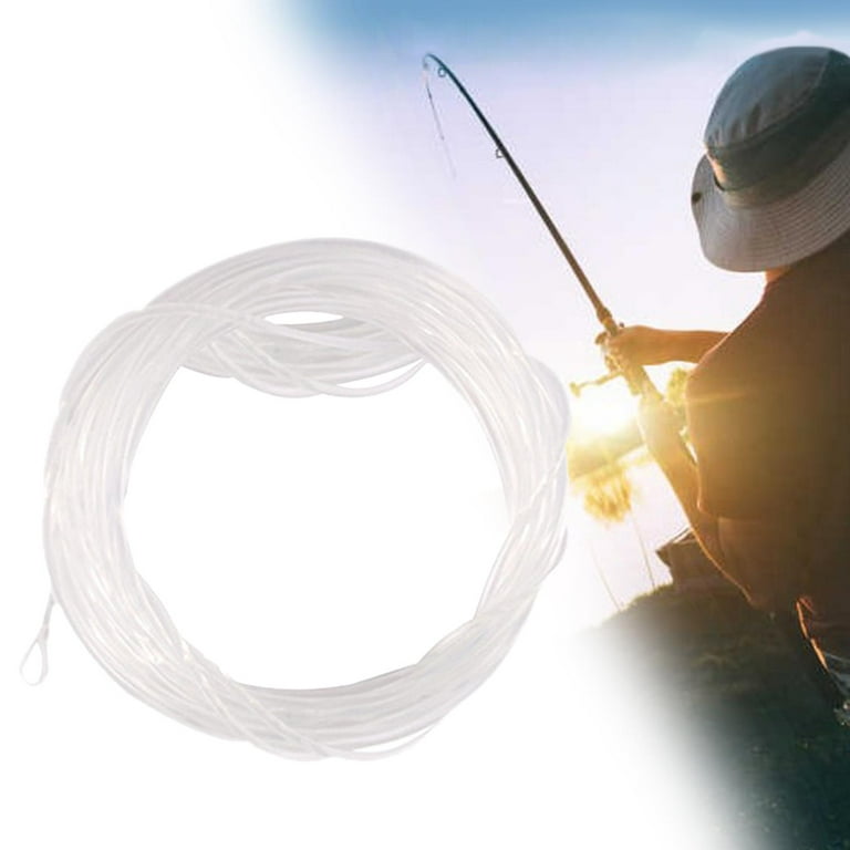 with Welded Loops Freshwater Saltwater Fly Fishing Line Poly Leader , Clear  Floating, 7FT 12lbs