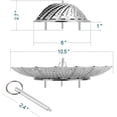 thumbnail image 2 of Olibuy Steamer Basket Stainless Steel Folding Vegetable Steamer Insert Steamer Cookware for Veggie Seafood Cooking (fit pots for 6" to 10"), 2 of 6