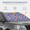 thumbnail image 5 of Yiaed mushroom Skull rainbow color Print Car Front Windshield Sun Shade,Foldable Anti-UV Car Sunshade for Front Window for Most Vehicles-Large, 5 of 5