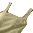 thumbnail image 7 of Thin Strap Adjustable Camisole Tops Ladies Removable Detachable Design Breathable Light Fabric Sleeveless Shirts for Travel Shopping Gym Spring Summer Outer Wear Camisole (Light Green,M), 7 of 7