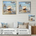 thumbnail image 4 of Designart "Beige Clam Ocean I" Animals Canvas Art Print, 4 of 5