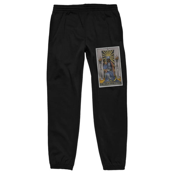 Agatha All Along Disney The High Priestess Card Unisex Adult Black Jogger Pants-Medium
