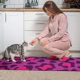 thumbnail image 3 of Pink and Black Of Leopard Print Kitchen Rugs Sets Of 2,Anti Fatigue Kitchen Mat Rugs Non Slip Washable,Decorative Kitchen Floor Mats for Kitchen,Sink,Laundry,17"x30"+17"x47", 3 of 7