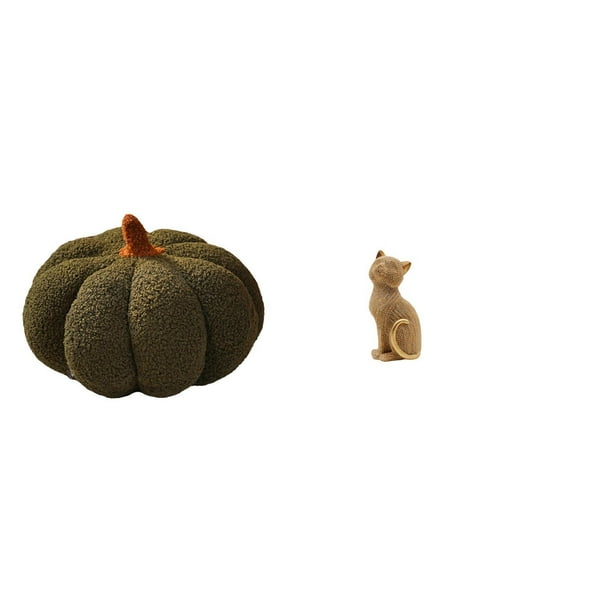 Almohadas de calabaza de Halloween,Cojines de calabaza de Halloween,suaves,para decoración del hogar,Cojines decorativos de calabaza,peluches de Halloween,sofá,Figura de escritorio,Estatua de