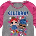 thumbnail image 3 of LOL Surprise! Americana - 4th of July - Celebr8! - Toddler & Youth Girls Raglan Graphic T-Shirt, 3 of 5