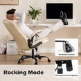 thumbnail image 6 of Yangming Executive Office&nbsp;Chair&nbsp;with&nbsp;Flip-up&nbsp;Arms, Ergonomic&nbsp;Back&nbsp;Support,&nbsp;High&nbsp;Back,&nbsp;&nbsp;PU Leather&nbsp;300lbs, Creamy White, 6 of 9