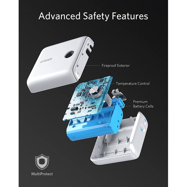 Anker PowerCore Fusion 10000, 20W Portable USB-C Wall Charger