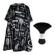 thumbnail image 4 of Capa De Peluquero Impermeable Para Peluquero, Capa De Peinado Para Salón De Belleza, Estilista, Hombres, Estampado Negro, 4 of 8