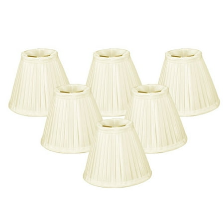 Oyster Shade - Alcott Hill 6'' Silk Empire Lamp Shade (Set of 6)