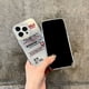 thumbnail image 3 of Funda De Teléfono De Plata De Hierro Caliente Para iPhone 11 14 Plus 12 13 Pro Max Moda Icono De Café MUJI Protección Cubierta, 3 of 4