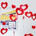 thumbnail image 5 of 100 piezas/juego de colgantes de globos con lentejuelas láser en forma de corazón rojo para el Día de San Valentín, decoración romántica para bodas, suministros para fiestas de cumpleaños, 5 of 5