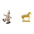 thumbnail image 1 of Figuras de , escultura de resina, estatua de caballo, adorno de mesa, detalles artísticos realistas, ideal para sala de estar, dormitorio, ofici, 1 of 8