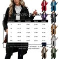 thumbnail image 2 of Sorvello Long Flannel Jacket Women Hooded Plaid Coat Oversized Button Down Shacket 2026 Fall Winter Casual Warm Trench Coats Khaki L, 2 of 3